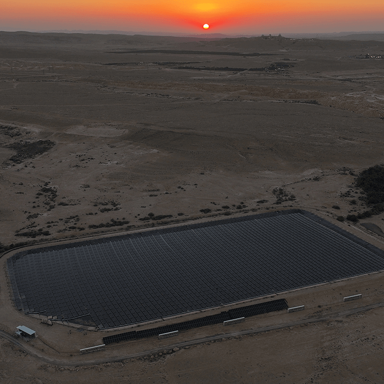 5MW Floating Mitzpe Ramon Israel installed by EnerT